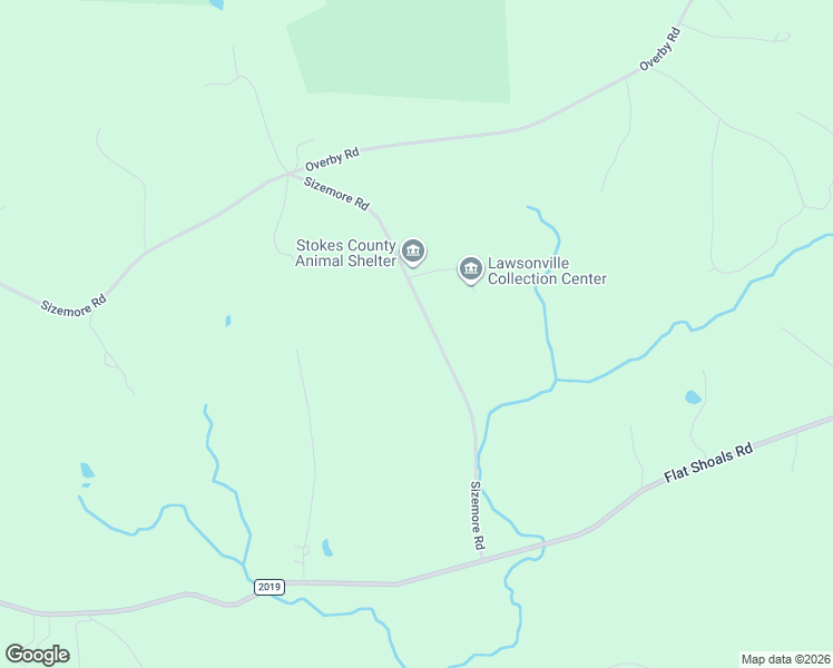 map of restaurants, bars, coffee shops, grocery stores, and more near 2047 Sizemore Road in Germanton