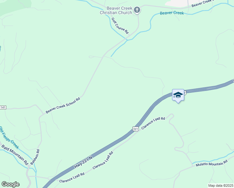 map of restaurants, bars, coffee shops, grocery stores, and more near 2239 Beaver Creek School Road in West Jefferson