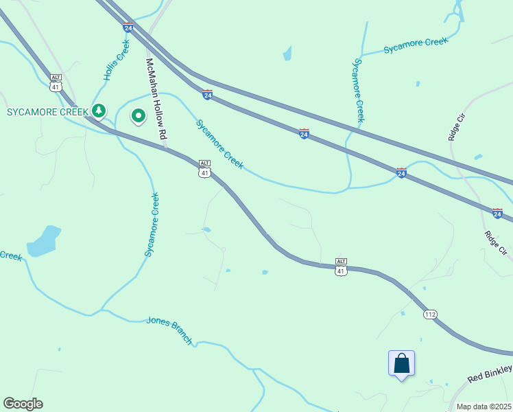 map of restaurants, bars, coffee shops, grocery stores, and more near 5960 U.S. 41 Alternate in Cheatham County