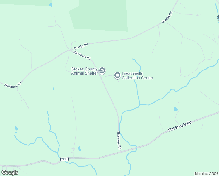 map of restaurants, bars, coffee shops, grocery stores, and more near 2047 Sizemore Road in Germanton
