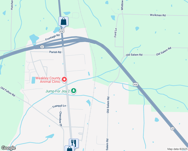 map of restaurants, bars, coffee shops, grocery stores, and more near in Martin