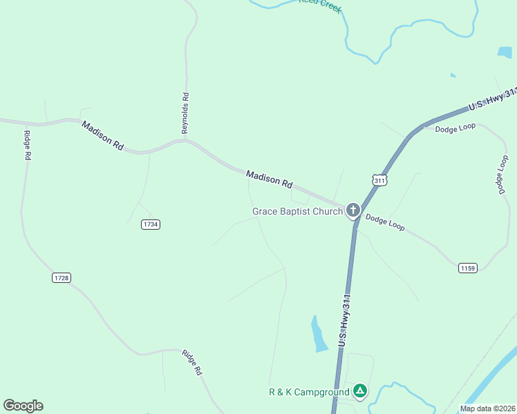 map of restaurants, bars, coffee shops, grocery stores, and more near 1059 Whitts Road in Madison