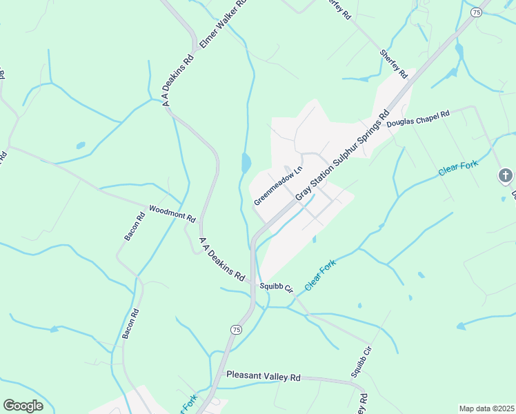 map of restaurants, bars, coffee shops, grocery stores, and more near 118 Greenmeadow Lane in Jonesborough