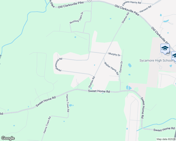 map of restaurants, bars, coffee shops, grocery stores, and more near 1089 Heatherwood Road in Pleasant View