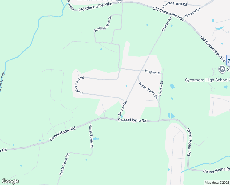 map of restaurants, bars, coffee shops, grocery stores, and more near 1081 Heatherwood Road in Pleasant View