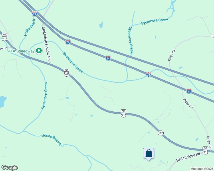 map of restaurants, bars, coffee shops, grocery stores, and more near 1134 Morriswood Drive in Cheatham County
