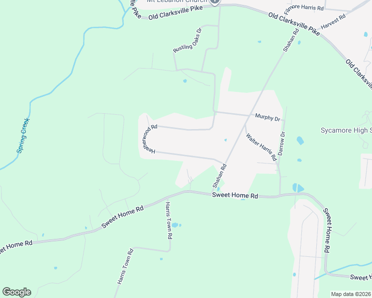 map of restaurants, bars, coffee shops, grocery stores, and more near 1075 Heatherwood Road in Pleasant View