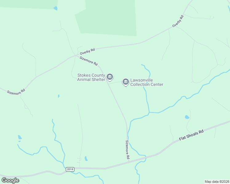 map of restaurants, bars, coffee shops, grocery stores, and more near 2047 Sizemore Road in Germanton