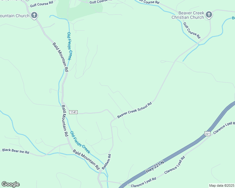 map of restaurants, bars, coffee shops, grocery stores, and more near 299 Clear Branch Drive in West Jefferson