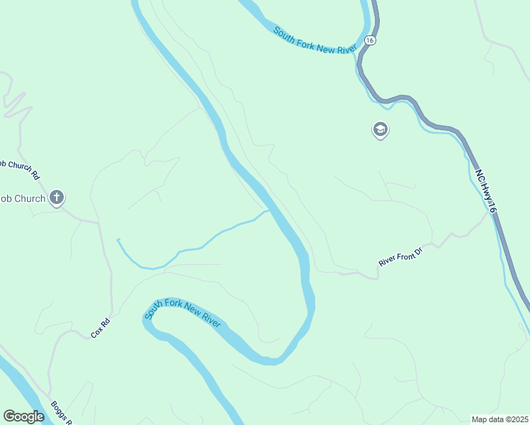 map of restaurants, bars, coffee shops, grocery stores, and more near Rocky River Drive in Jefferson