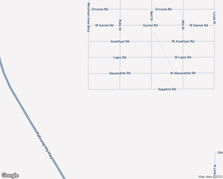 map of restaurants, bars, coffee shops, grocery stores, and more near 1400 West Sapphire Road in Pahrump