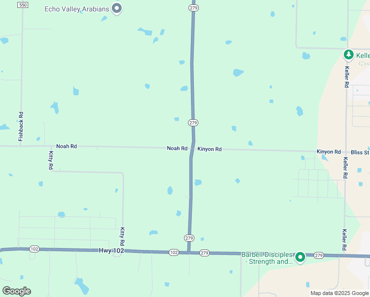 map of restaurants, bars, coffee shops, grocery stores, and more near 13864 Noah Road in Gravette