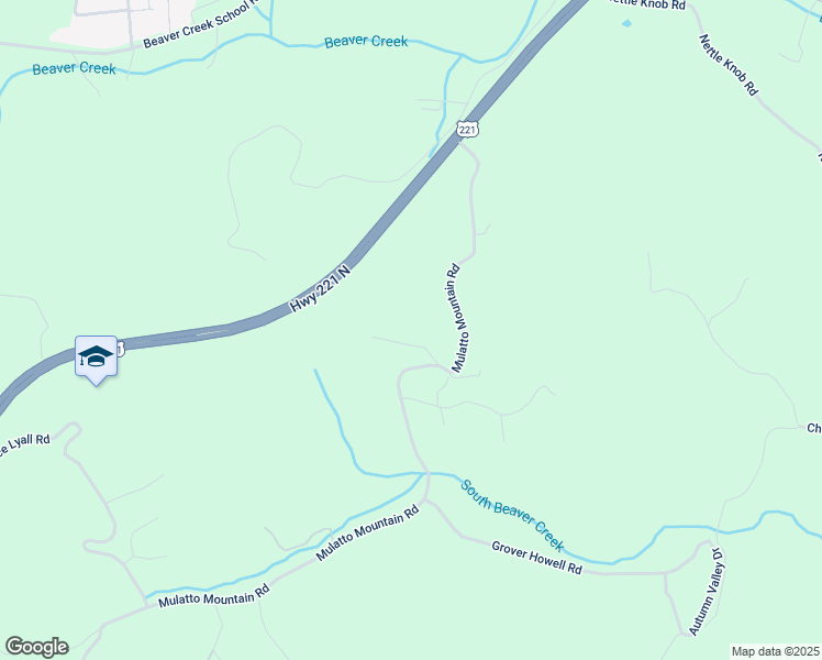 map of restaurants, bars, coffee shops, grocery stores, and more near 182 Jonas Ridge Drive in West Jefferson