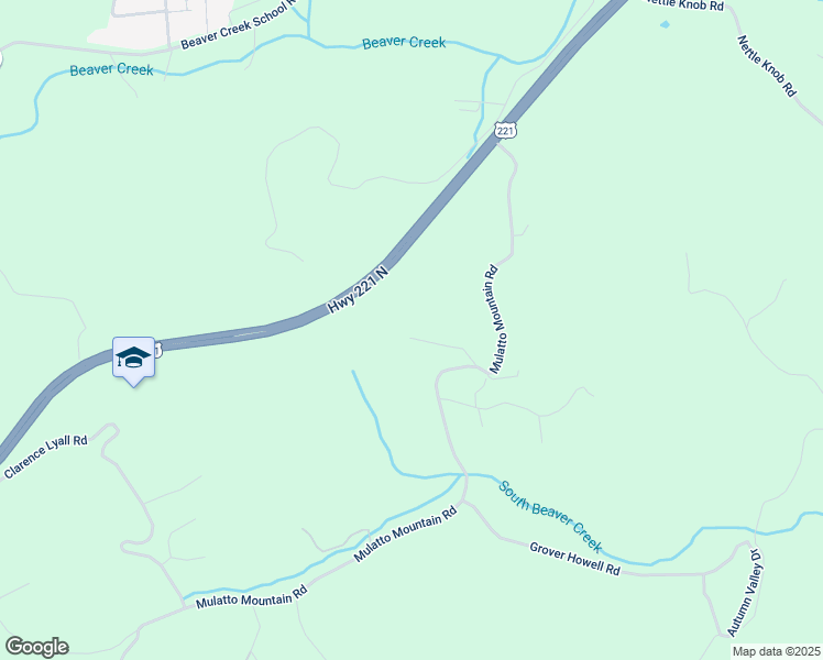 map of restaurants, bars, coffee shops, grocery stores, and more near 278 Jonas Ridge Drive in West Jefferson