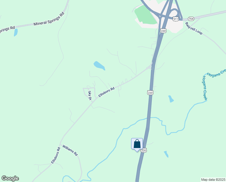 map of restaurants, bars, coffee shops, grocery stores, and more near 281 Ellisboro Road in Madison