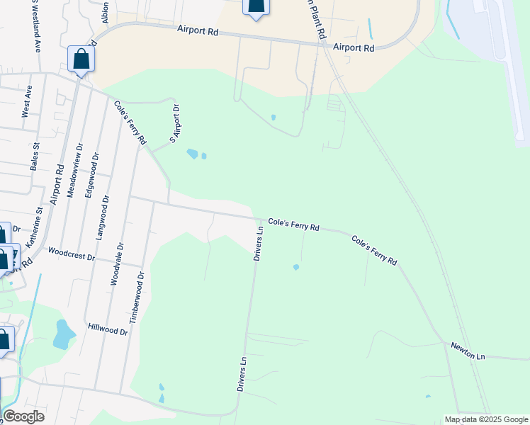 map of restaurants, bars, coffee shops, grocery stores, and more near 605 Cole's Ferry Road in Gallatin