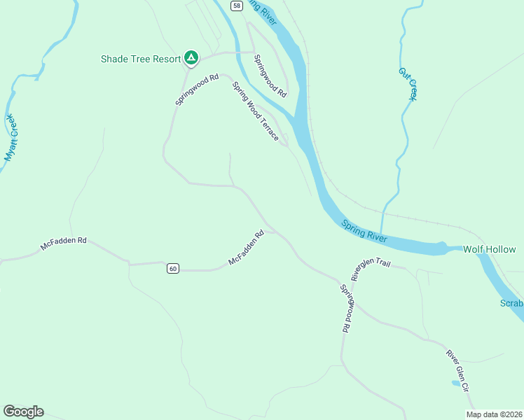 map of restaurants, bars, coffee shops, grocery stores, and more near in Cherokee Village