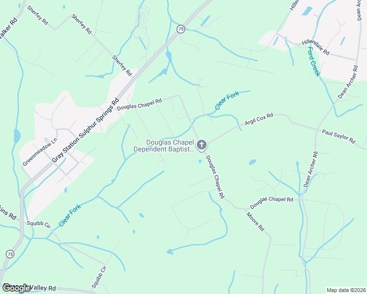 map of restaurants, bars, coffee shops, grocery stores, and more near 163 Mystic Lane in Jonesborough