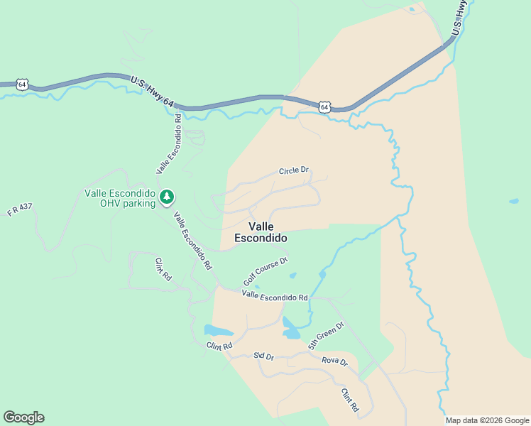 map of restaurants, bars, coffee shops, grocery stores, and more near 37 Lodge Road in Taos