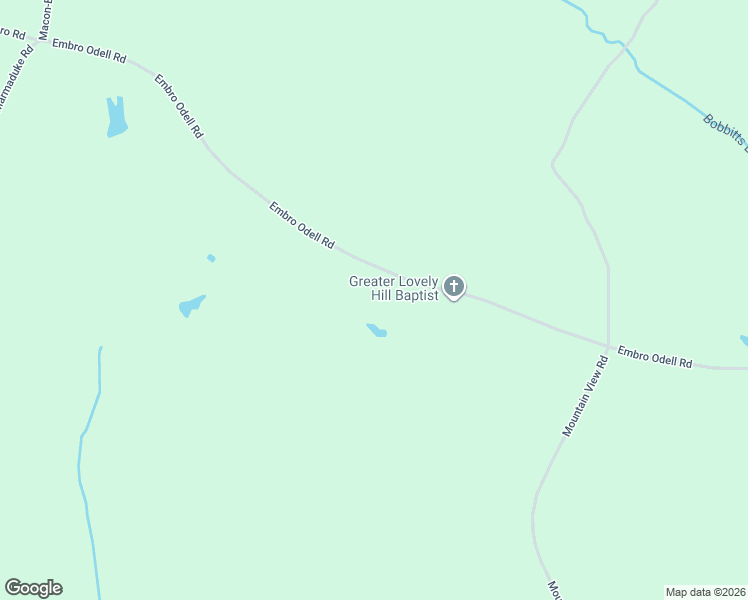 map of restaurants, bars, coffee shops, grocery stores, and more near 372 Embro-Odell Road in Macon