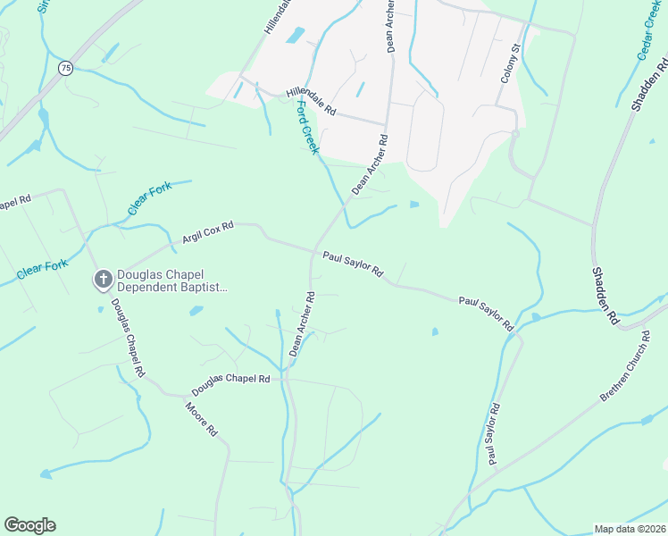 map of restaurants, bars, coffee shops, grocery stores, and more near 110 Paul Saylor Road in Jonesborough