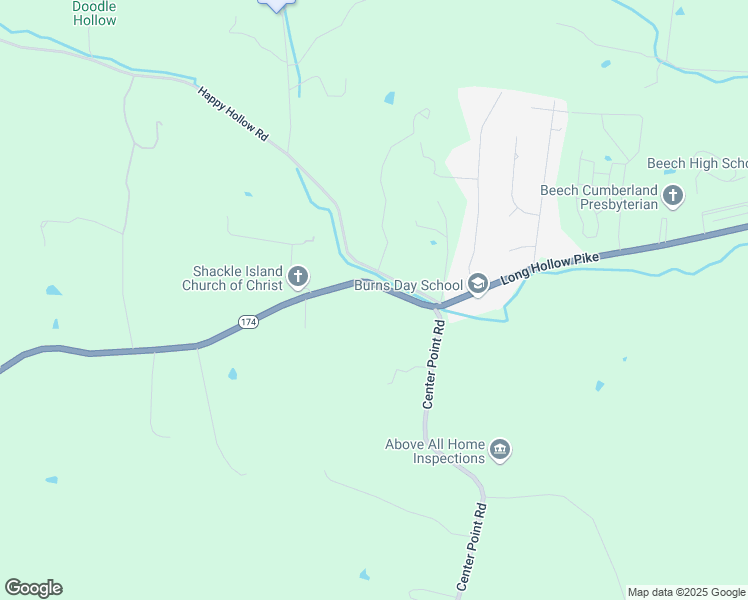 map of restaurants, bars, coffee shops, grocery stores, and more near 3533 Long Hollow Pike in Goodlettsville