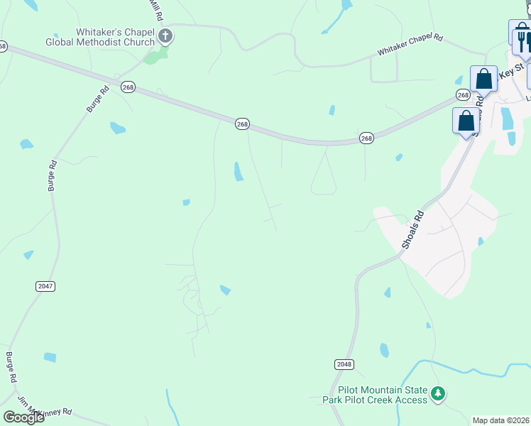 map of restaurants, bars, coffee shops, grocery stores, and more near 277 Pine Ridge Trail in Pinnacle
