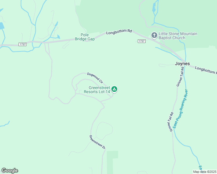 map of restaurants, bars, coffee shops, grocery stores, and more near 160 Laurel Wood Lane in Traphill