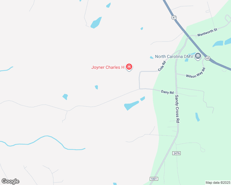 map of restaurants, bars, coffee shops, grocery stores, and more near 331 Dairy Road in Reidsville