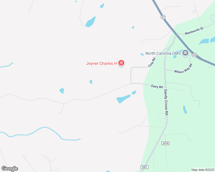 map of restaurants, bars, coffee shops, grocery stores, and more near 331 Dairy Road in Reidsville