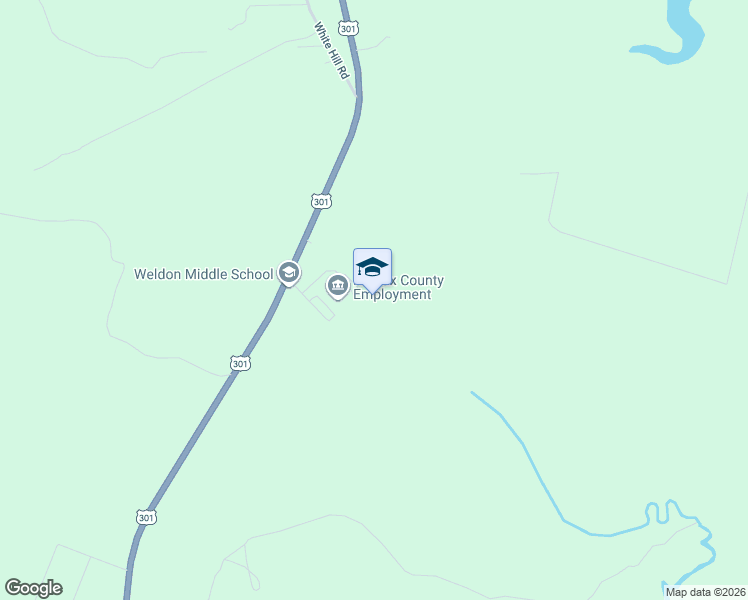 map of restaurants, bars, coffee shops, grocery stores, and more near 4489 U.S. 301 in Halifax