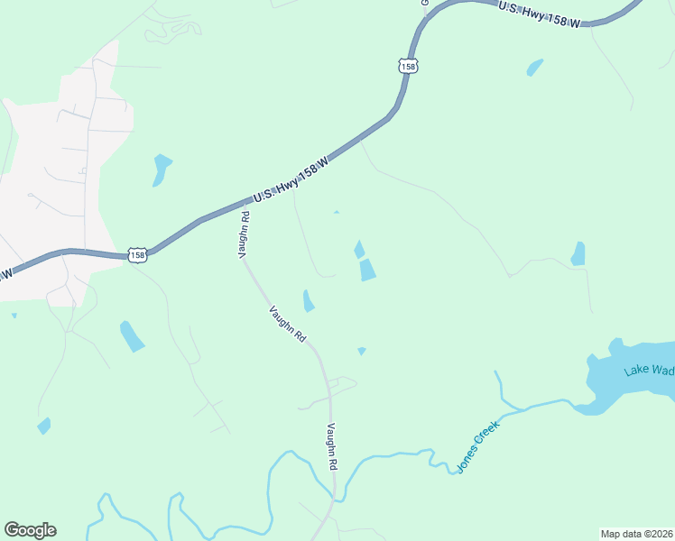 map of restaurants, bars, coffee shops, grocery stores, and more near 2742 U.S. 158 in Reidsville