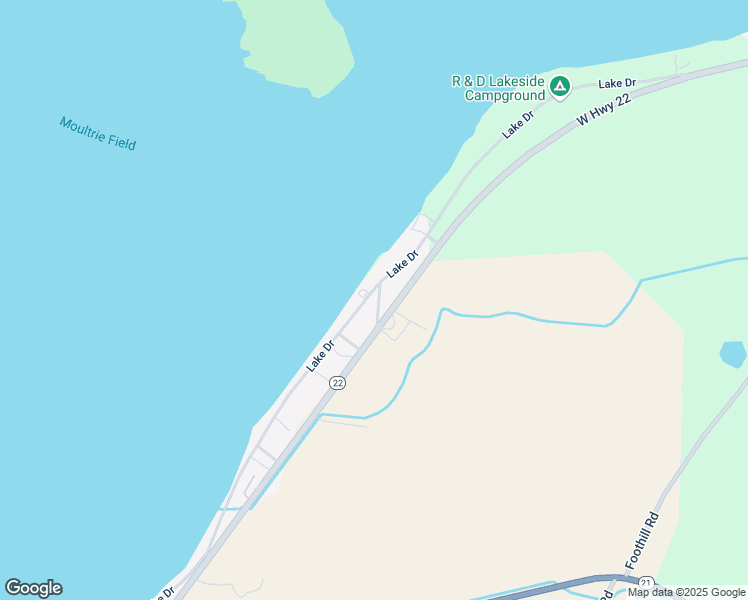 map of restaurants, bars, coffee shops, grocery stores, and more near 1305 Lake Drive in Hornbeak