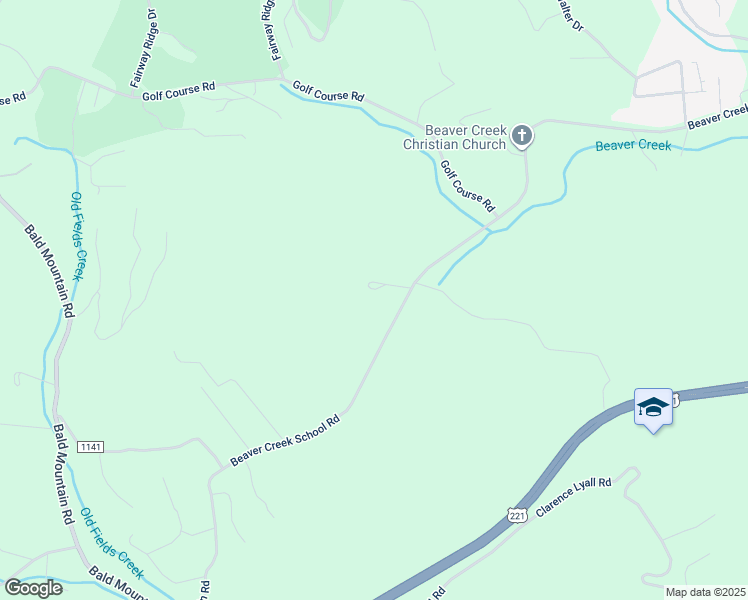 map of restaurants, bars, coffee shops, grocery stores, and more near 2152 Beaver Creek School Road in West Jefferson