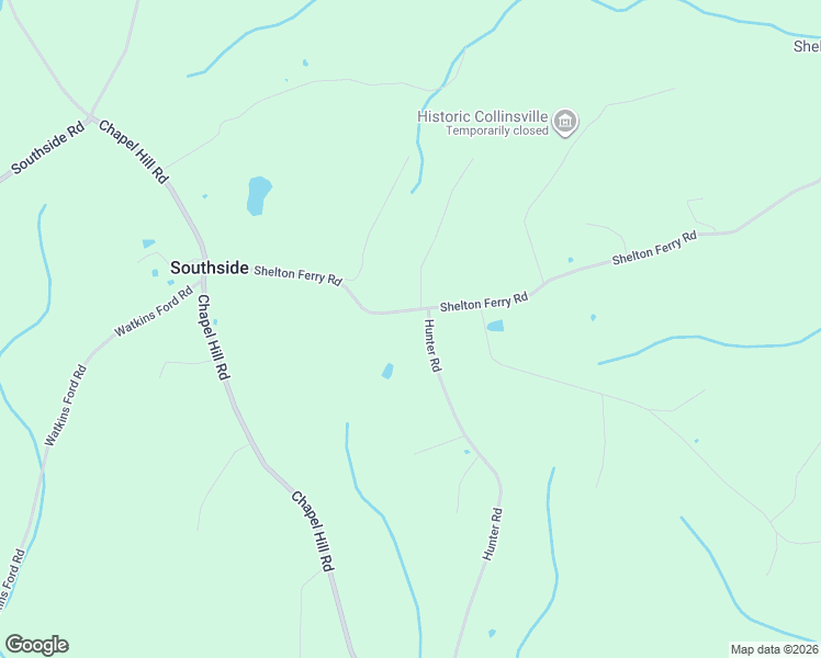 map of restaurants, bars, coffee shops, grocery stores, and more near 2170 Shelton Ferry Road in Southside