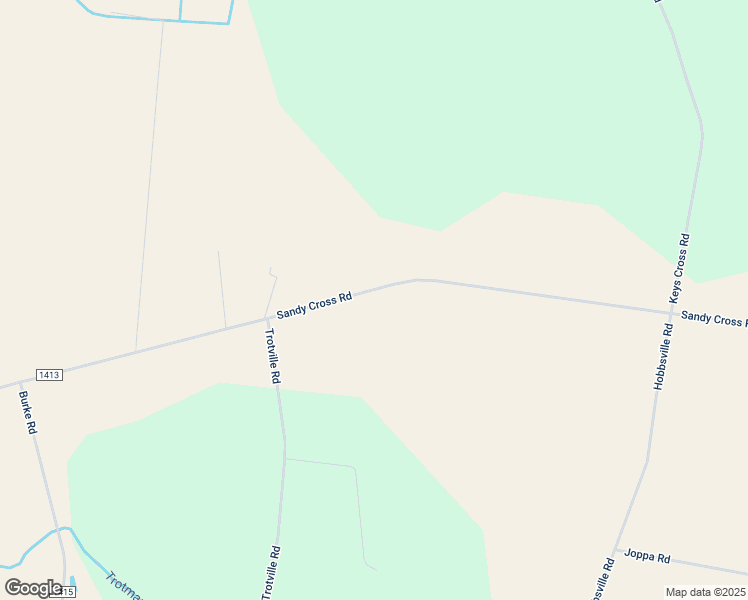 map of restaurants, bars, coffee shops, grocery stores, and more near 403 Sandy Cross Road in Hobbsville