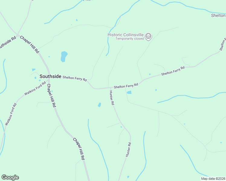 map of restaurants, bars, coffee shops, grocery stores, and more near 2170 Shelton Ferry Road in Southside