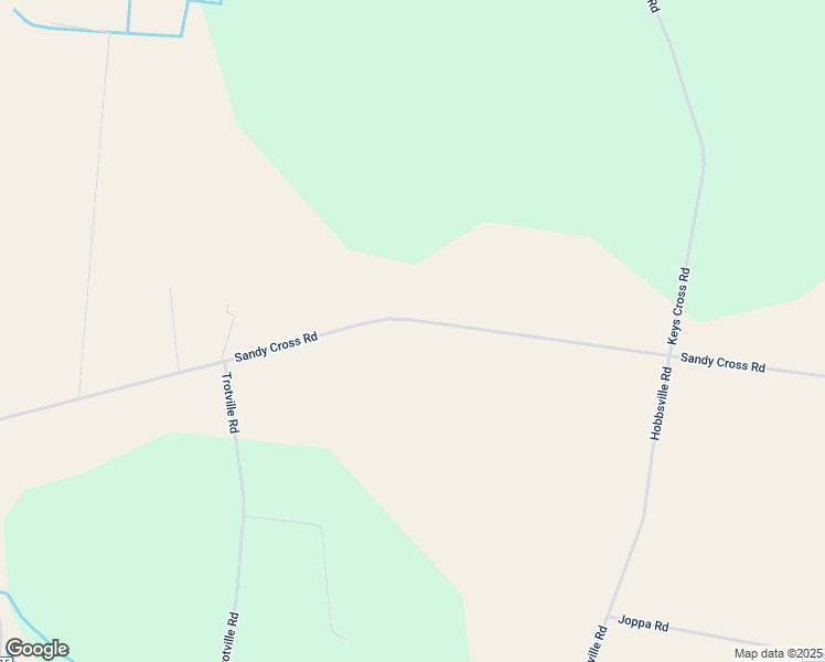 map of restaurants, bars, coffee shops, grocery stores, and more near 435 Sandy Cross Road in Hobbsville