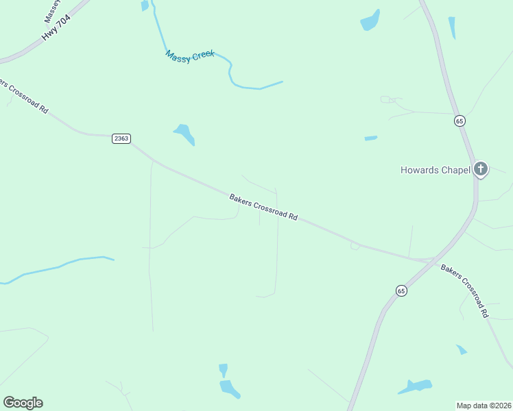 map of restaurants, bars, coffee shops, grocery stores, and more near 651 Bakers Crossroad Road in Reidsville