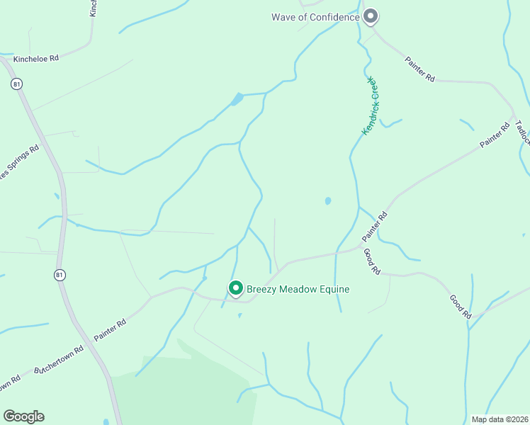 map of restaurants, bars, coffee shops, grocery stores, and more near 301 Painter Rd in Fall Branch