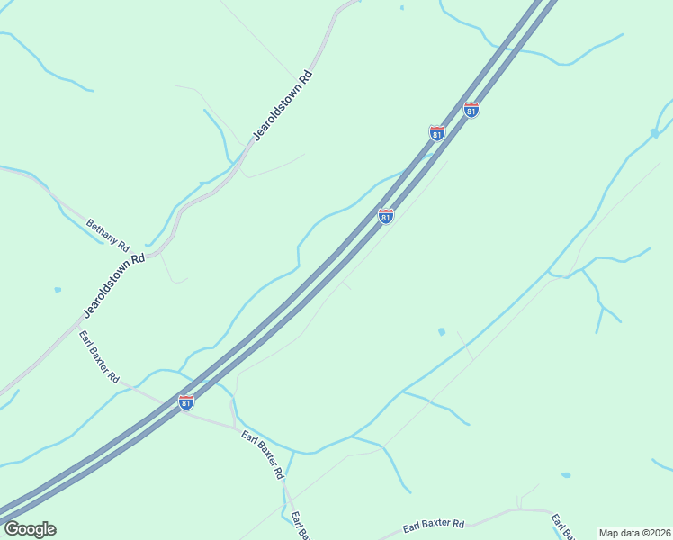 map of restaurants, bars, coffee shops, grocery stores, and more near Interstate 81 in Chuckey