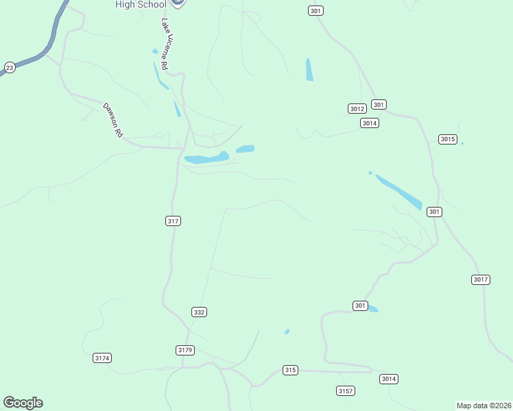 map of restaurants, bars, coffee shops, grocery stores, and more near County Road 332 in Eureka Springs