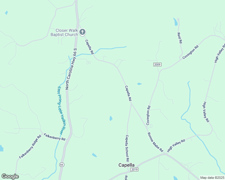 map of restaurants, bars, coffee shops, grocery stores, and more near 1390 Capella Rd in King
