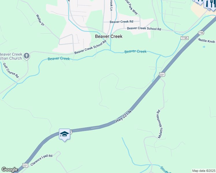map of restaurants, bars, coffee shops, grocery stores, and more near 970 Helen Blevins Road in West Jefferson