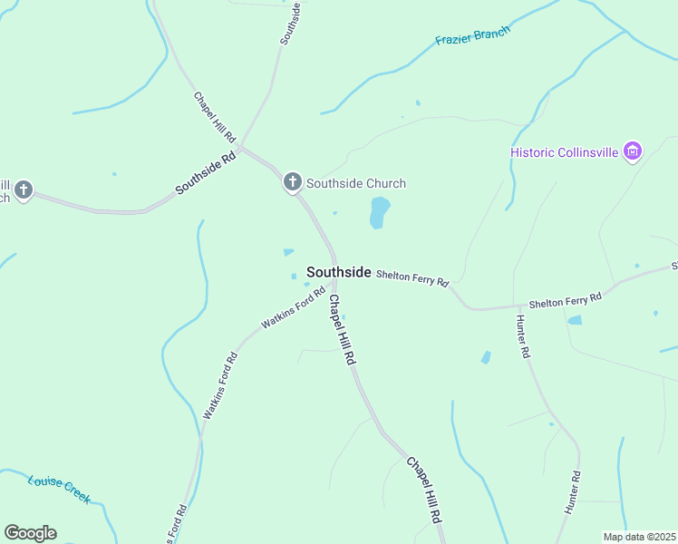 map of restaurants, bars, coffee shops, grocery stores, and more near in Southside