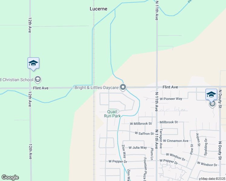 map of restaurants, bars, coffee shops, grocery stores, and more near 11256 Flint Avenue in Hanford