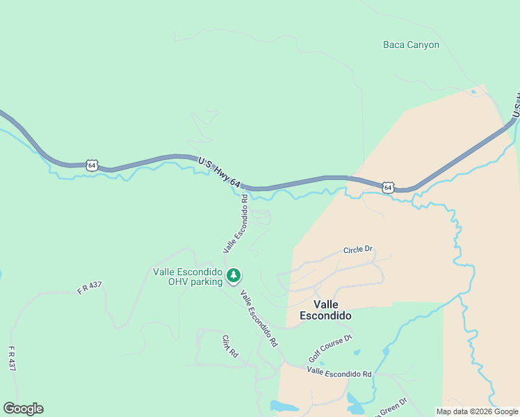 map of restaurants, bars, coffee shops, grocery stores, and more near County Road in Taos