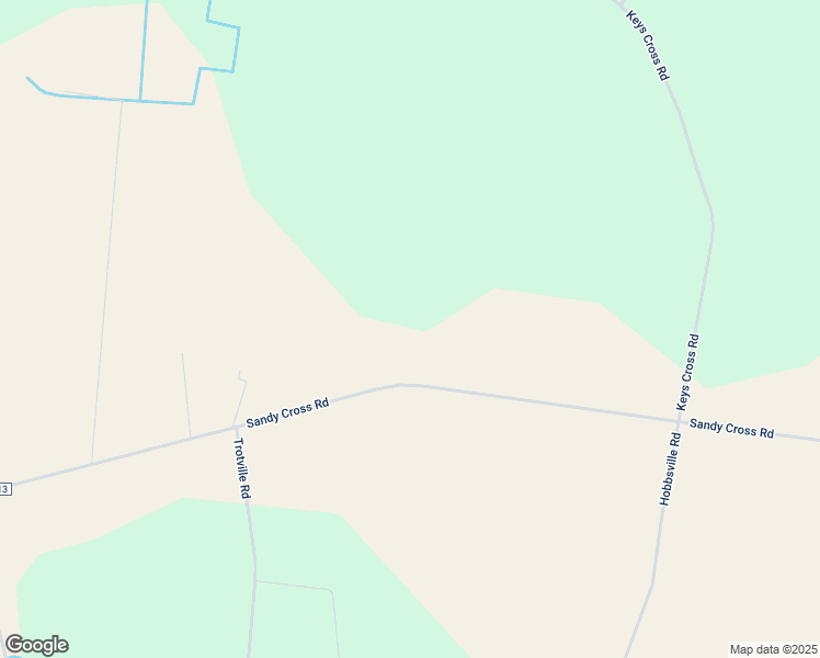 map of restaurants, bars, coffee shops, grocery stores, and more near 435 Sandy Cross Road in Hobbsville