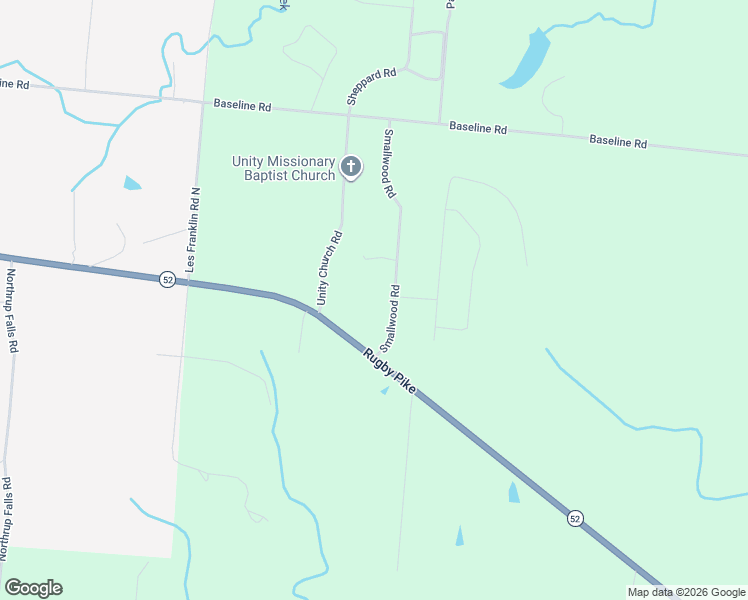 map of restaurants, bars, coffee shops, grocery stores, and more near 1101 Smallwood Road in Jamestown