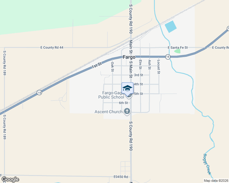 map of restaurants, bars, coffee shops, grocery stores, and more near 418 Oak Street in Fargo